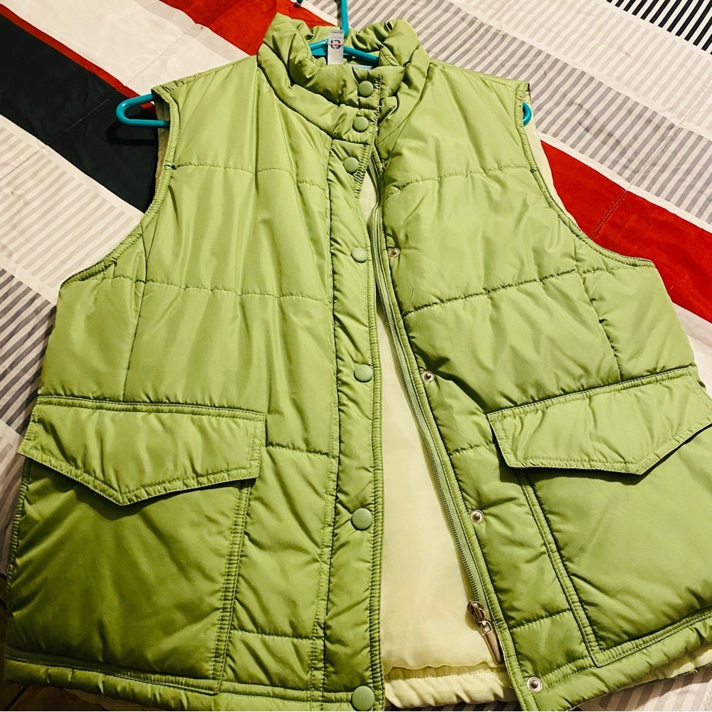 Green Puffer Vest